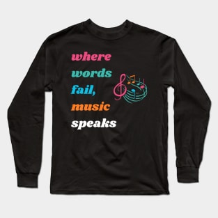 Music Lover Long Sleeve T-Shirt